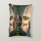 自然旅行 – 水山風景 アクセントクッション (裏面(縦))