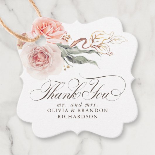 自然日除け花ボホエレガントサンキュー フェイバータグ (正面)