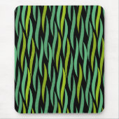 自然春の葉の緑の草 マウスパッド (正面)