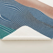 自然景観の丘：シームレスなパターン。 シェルパブランケット (3/4)