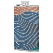 自然景観の丘：シームレスなパターン。 フラスク (左)