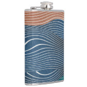 自然景観の丘：シームレスなパターン。 フラスク (右)