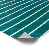 自然景観の丘：シームレスなパターン。 ポスター (角)