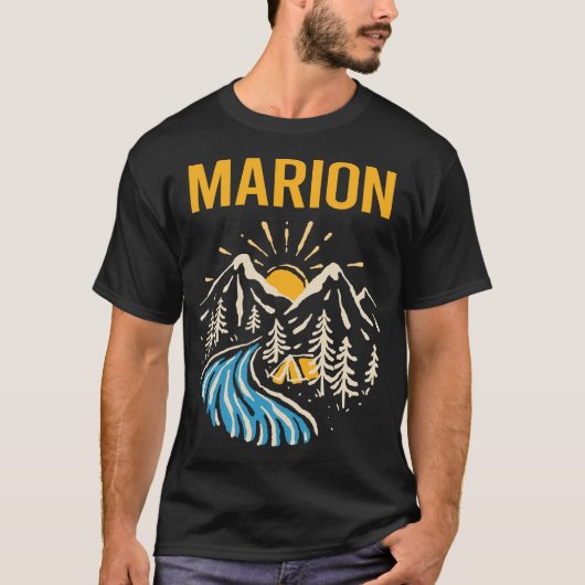 自然景観マリオン Tシャツ (正面)