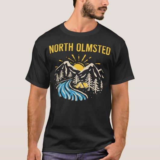 自然景観北オールムステッド Tシャツ (正面)