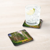 自然景観景観フォレスト樺の木ベラルーシ コースター (右側)