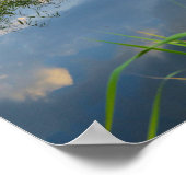 自然景観湖風景ベラルーシのポスター ポスター (角)