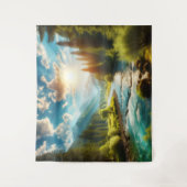 自然景観織物 タペストリー (正面)