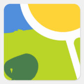 自然景観 スクエアシール (正面)