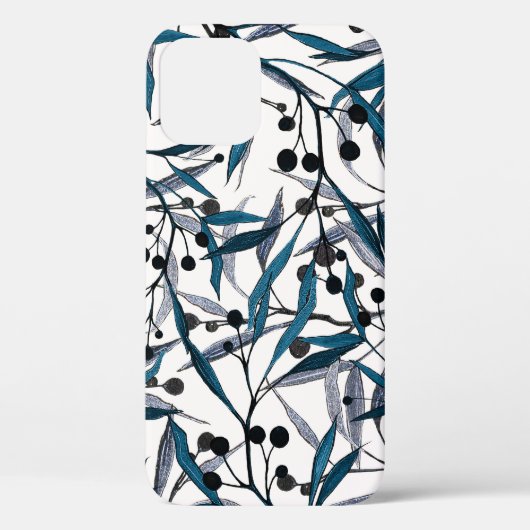 自然曲線フローラ手書き Case-Mate iPhoneケース (裏面)