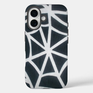 自然最高傑作:スパイダーくもの巣。 iPhone 16ケース