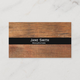 自然木材のスタイリッシュトレンディーのカスタマイズ 名刺
