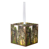 自然木 キューブオーナメント (裏面アングル)