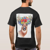 自然本能ホリデークリスマス Tシャツ (裏面)