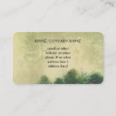 自然松フォトアート 名刺 (裏面)