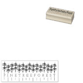 自然松林 ラバースタンプ (押印)