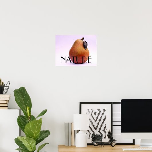 自然梨 ポスター (ホームオフィス)