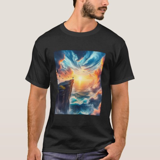 自然森林景観 Tシャツ (正面)