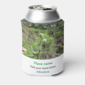 自然植物の写真ビーチ水の旅行名 缶クーラー (缶裏面)
