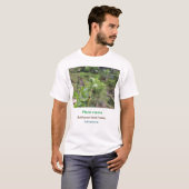自然植物の写真ビーチ水の旅行名 Tシャツ (正面フル)