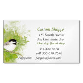 自然植物ガーデン《鳥》アメリカゴガラバード マグネット名刺 (正面)