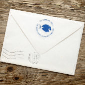 自然植物差出人住所熱帯魚 セルフインキングスタンプ