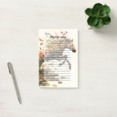 自然植物性フローラ馬ジャンプ ポストイット (オフィス)