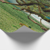 自然樹木葉 ラッピングペーパー (角)