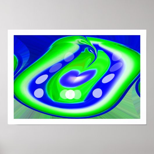 自然次元アート ポスター (正面)