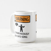 自然歌手 コーヒーマグカップ (正面左)