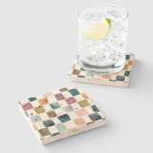 自然水カラー ストーンコースター (横)