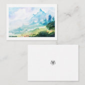 自然水色ノートカード ノートカード (正面/裏面)