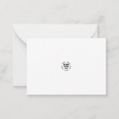 自然水色ノートカード ノートカード (裏面)