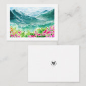 自然水色ノートカード ノートカード (正面/裏面)