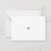 自然水色ノートカード ノートカード (裏面)