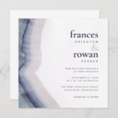 自然波結婚式招待状 招待状 (正面/裏面)