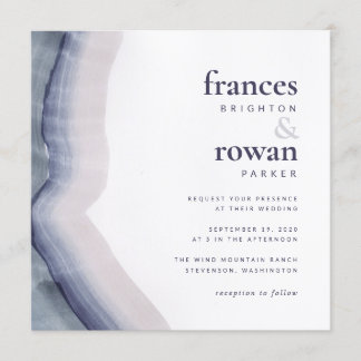 自然波結婚式招待状 招待状