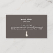 自然洗浄サービスの名刺 名刺 (裏面)