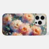 自然派にぴったりなお花のデザイン iPhoneケース (裏面横)