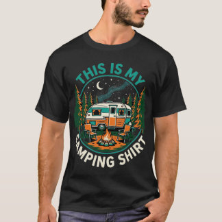 自然派キャンパーのアウトドアTシャツ Tシャツ