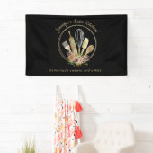 自然派パン屋の手作りヘルシーペストリーシェフ 横断幕 (インサイチュ)