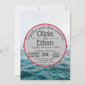 自然海浜島結婚式招待状 招待状 (正面)