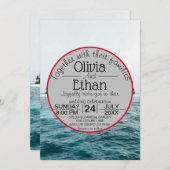 自然海浜島結婚式招待状 招待状 (正面/裏面)