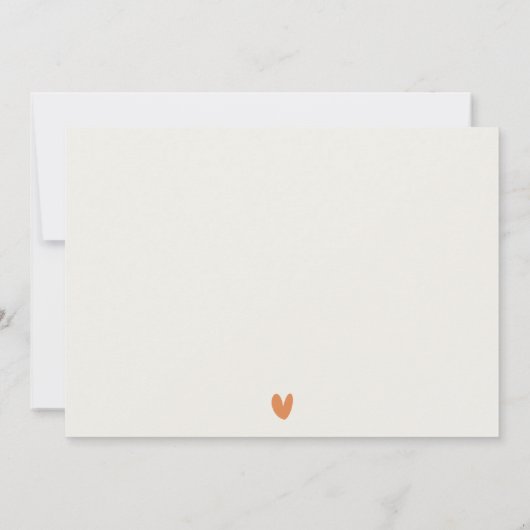 自然消色した水の色のアフリカの横結婚景 サンキューカード (裏面)