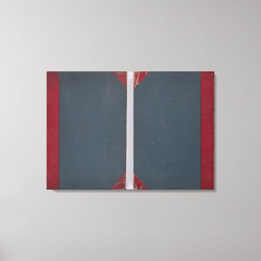 自然現象の物理的地図 キャンバスプリント (正面)