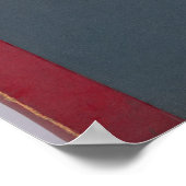 自然現象の物理的地図 ポスター (角)