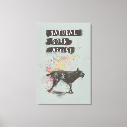 自然生まれ家 キャンバスプリント (正面)