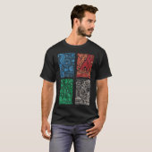 自然界の四大元素 ビンテージ Tシャツ (正面フル)