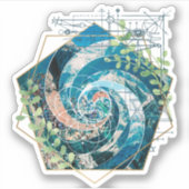 自然界の神聖な幾何学 シール (正面)