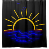 自然界の雰囲気 シャワーカーテン (正面)